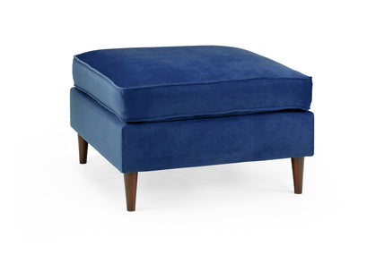 Harper Sofa Plush Blue Footstool