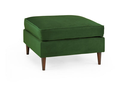 Harper Sofa Plush Green Footstool