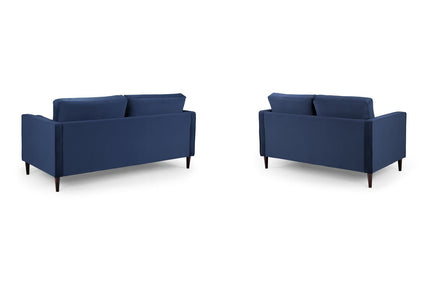 Harper Sofa Plush Blue 3+2 Set