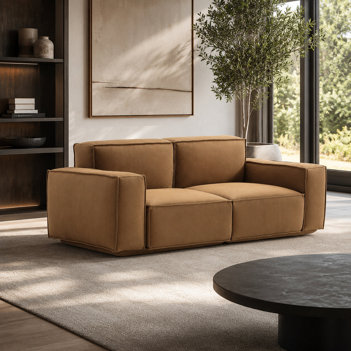 Blaire Sofa Antique Brown 2 Seater