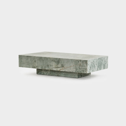 Block Coffee Table-Esmeralda Quartzite