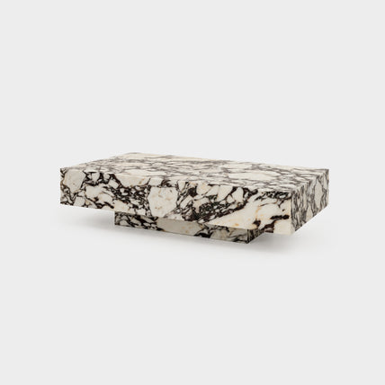 Block Coffee Table-Viola Marble