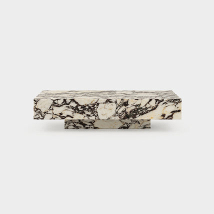 Block Coffee Table-Viola Marble