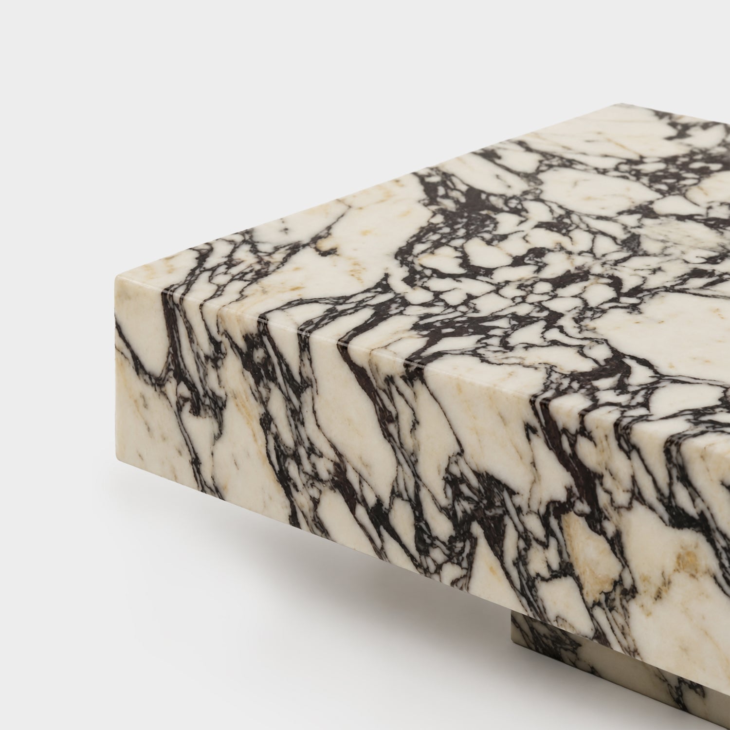 Block Coffee Table-Viola Marble