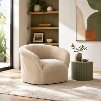 Celia Lounge Chair Beige