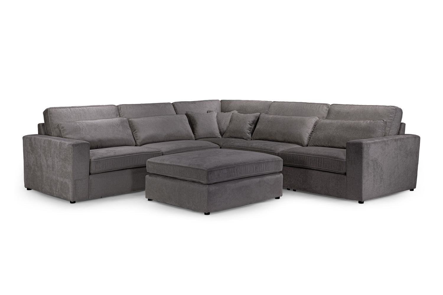 Kiana Modular Sofa Grey Right Hand Facing Corner