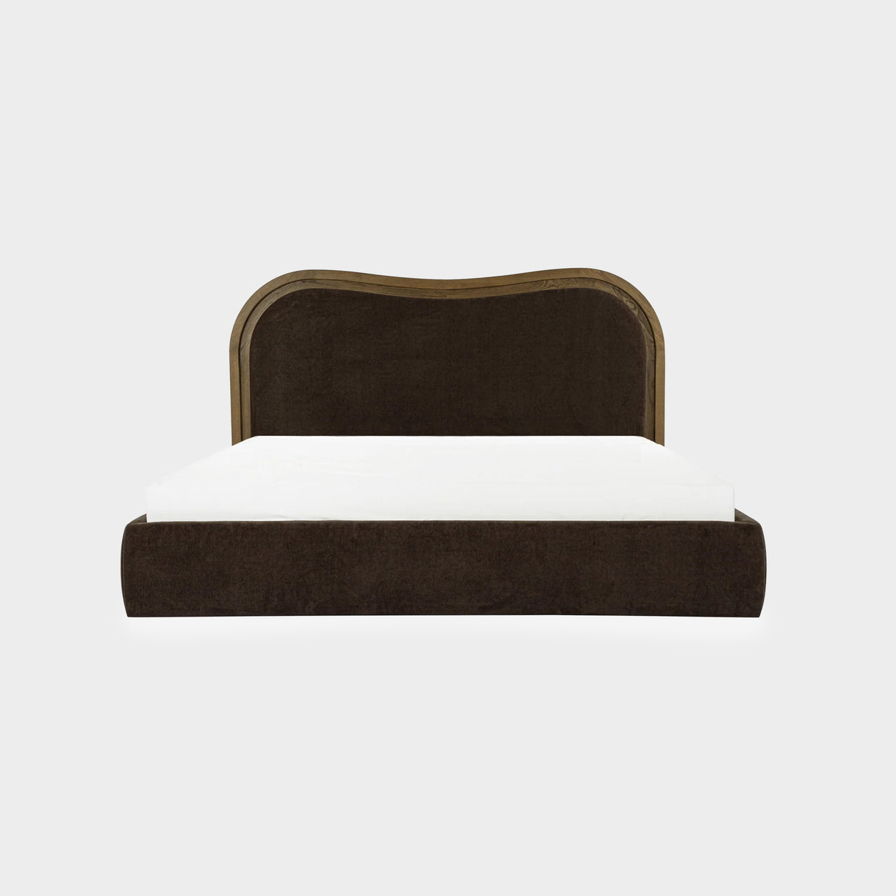 Daria Bed Queen Dark Brown