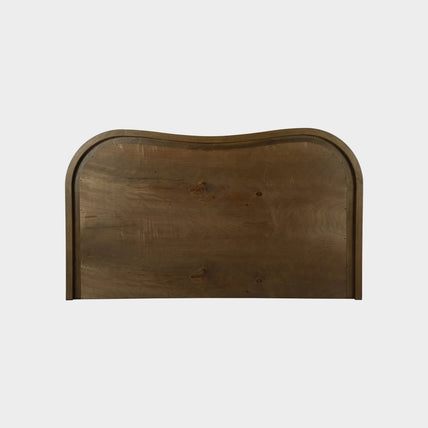Daria Bed King Dark Brown