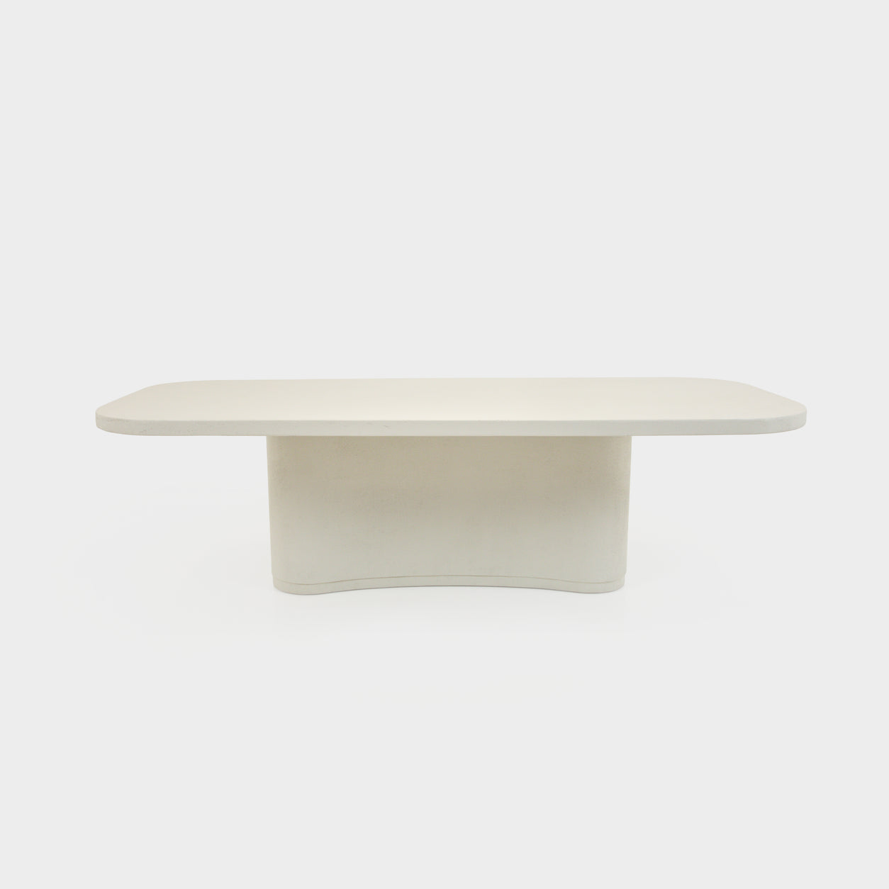 Kris Dining Table Ivory Microcement