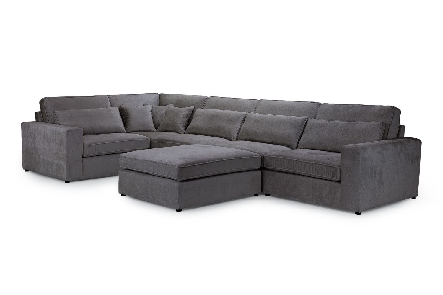 Kiana Modular Sofa Grey Corner Piece