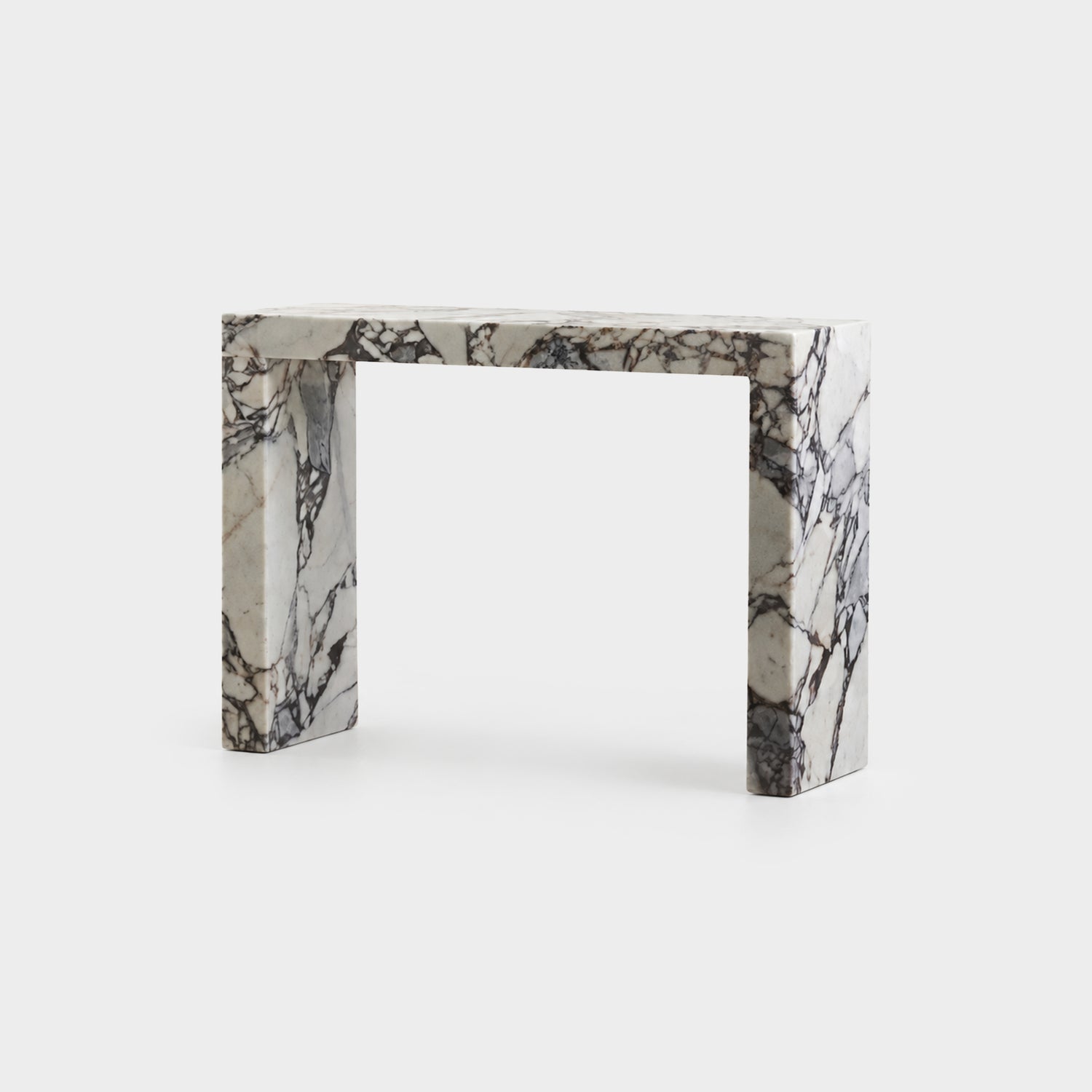 Edge Console Grey Calacatta Nero