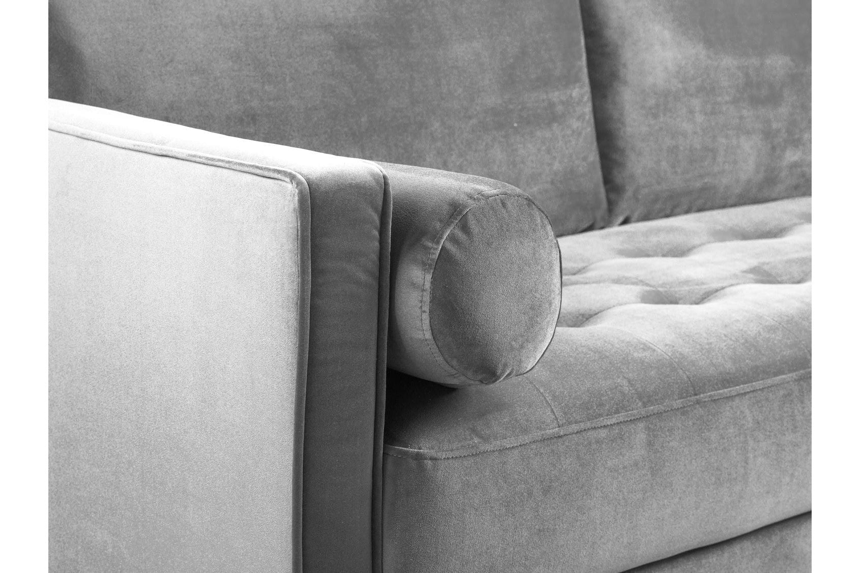 Harper Sofa Plush Grey Armchair