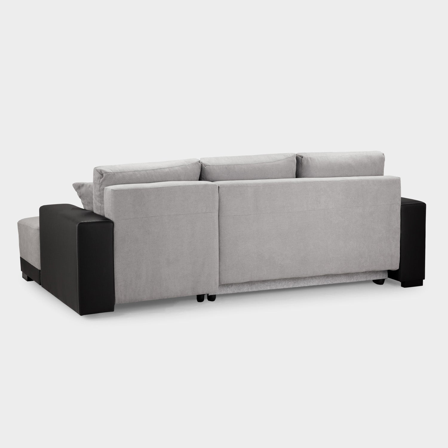 Cimiano Sofa Bed Black/Grey Right Hand Facing Corner