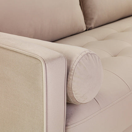 Harper Sofa Plush Beige 3 Seater