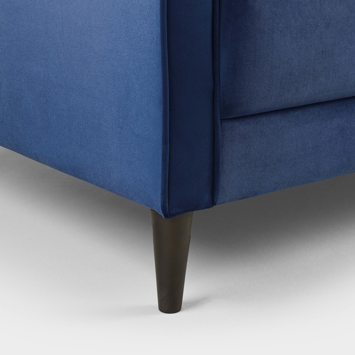 Harper Sofa Plush Blue 3 Seater