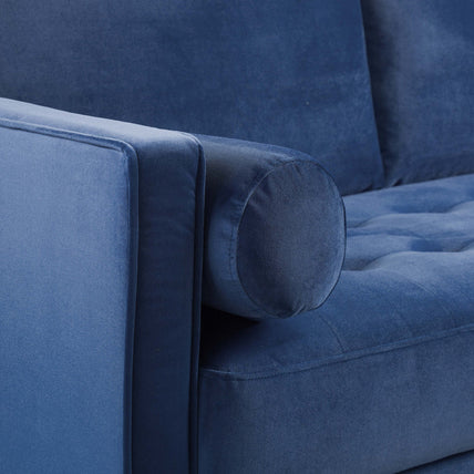 Harper Sofa Plush Blue 2 Seater