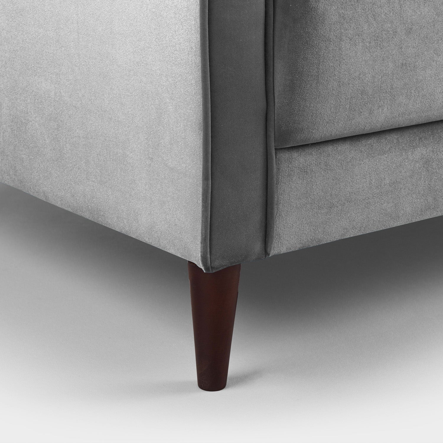 Harper Sofa Plush Grey 3 Seater