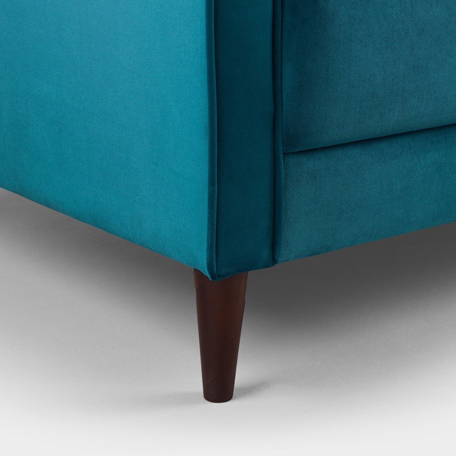 Harper Sofa Plush Teal 3 Seater