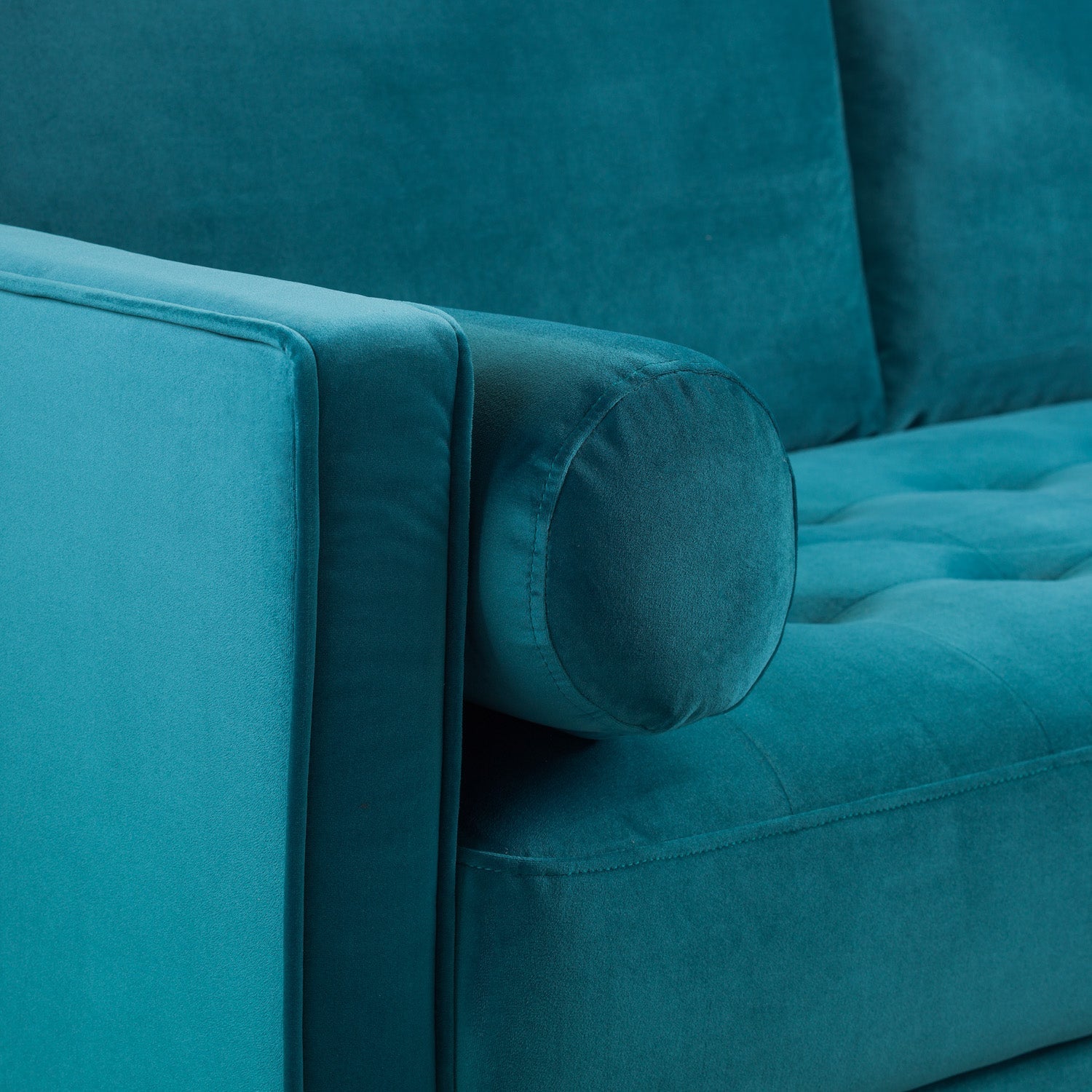 Harper Sofa Plush Teal 3 Seater