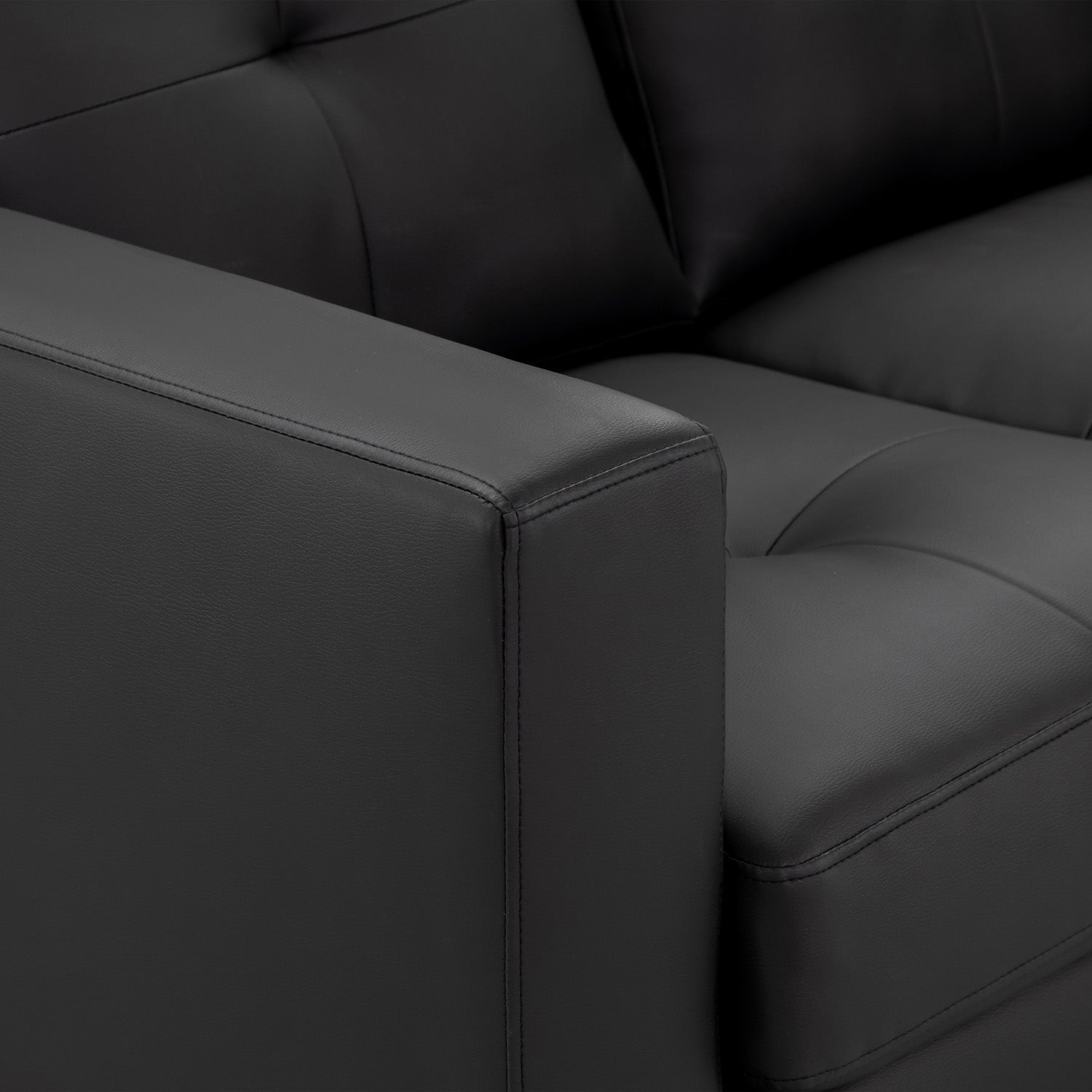 Jerry Sofa Black 3+2 Set