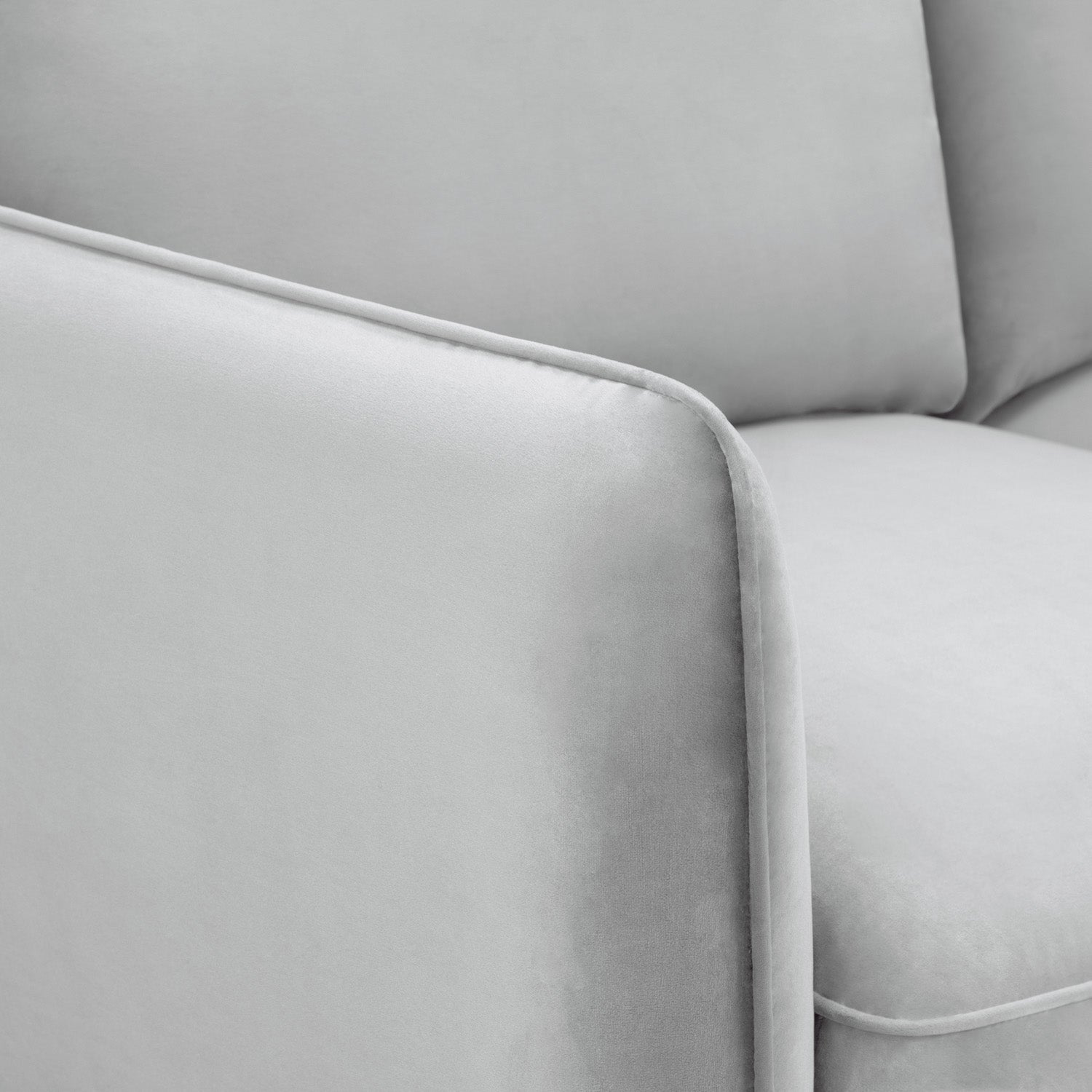 Lavard Sofa Plush Grey 2 Seater