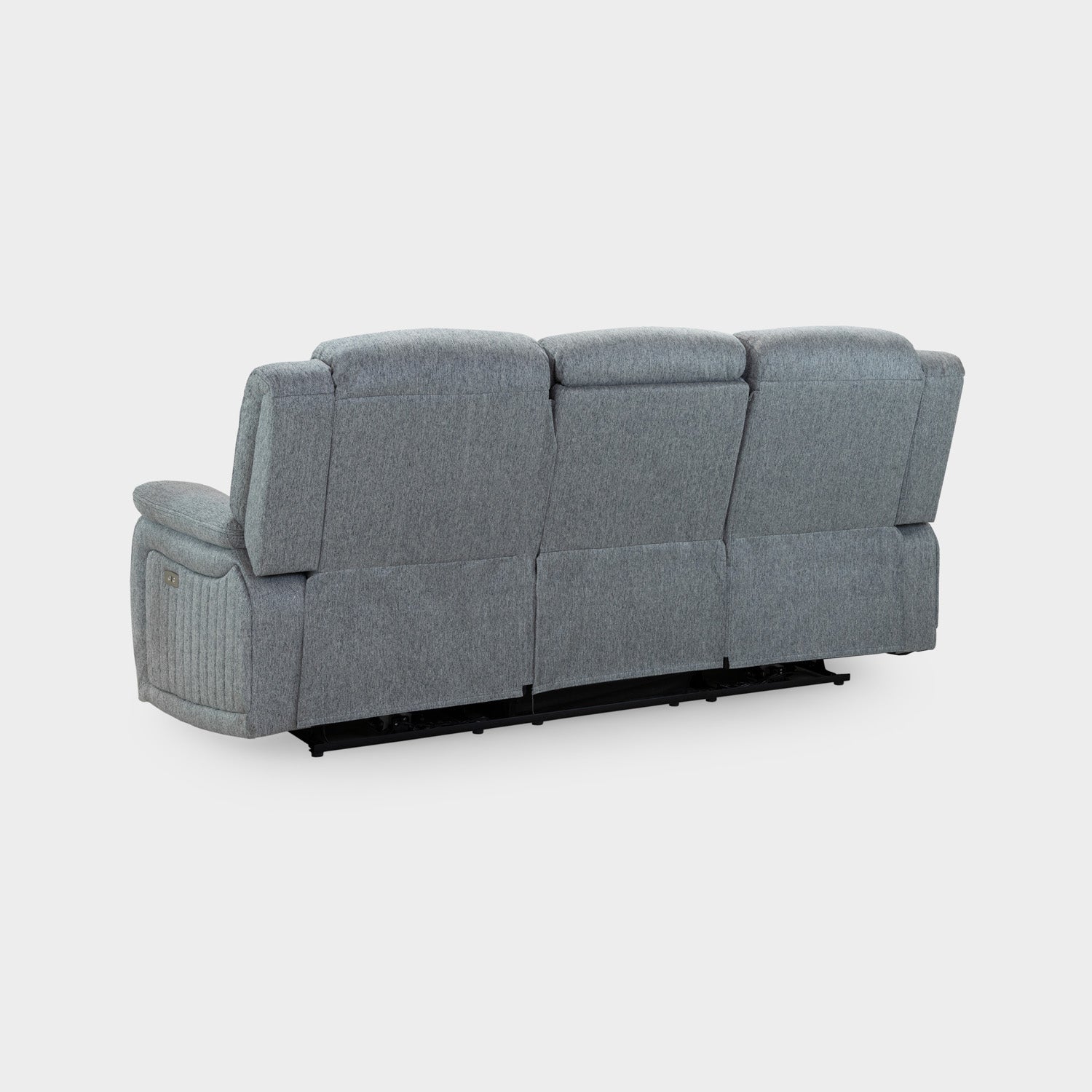 Linden Recliner Sofa Grey 3 Seater