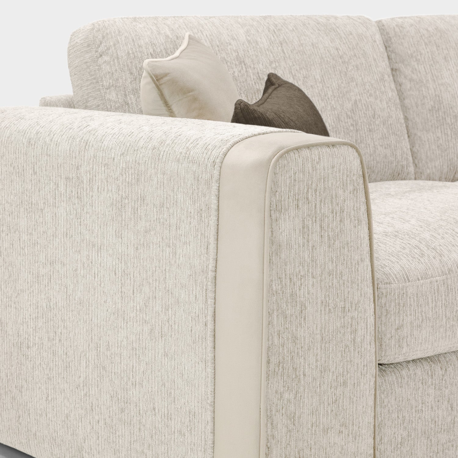 Naples Sofa Beige Large Corner