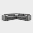 Naples Sofa Grey Large Corner