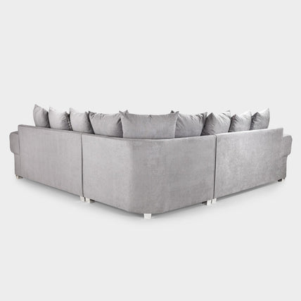 Verona Scatterback Sofa Bed Grey Large Corner