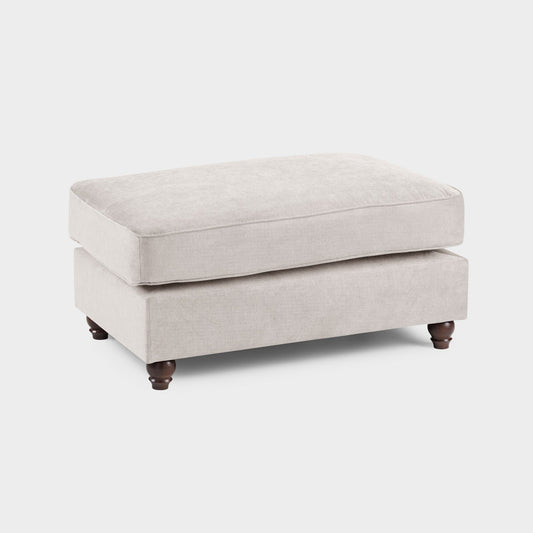 Windsor Fullback Sofa Stone Footstool