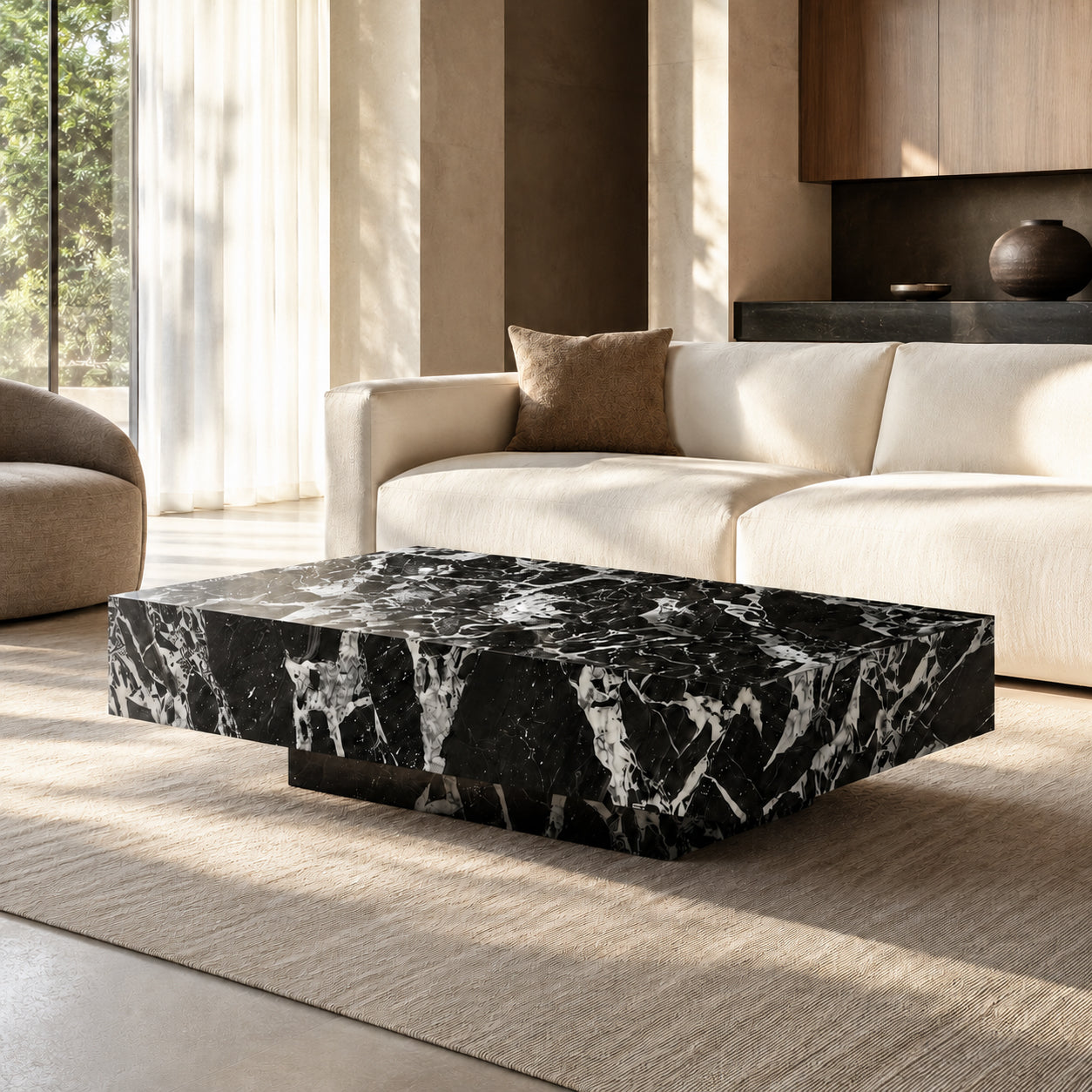 Block Coffee Table-Grand Antique