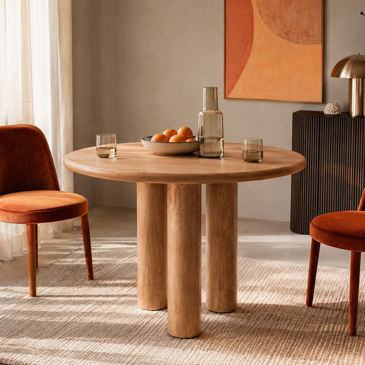 Haley Dining Table Beige