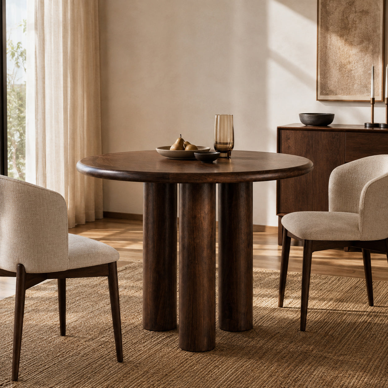 Haley Dining Table Brown
