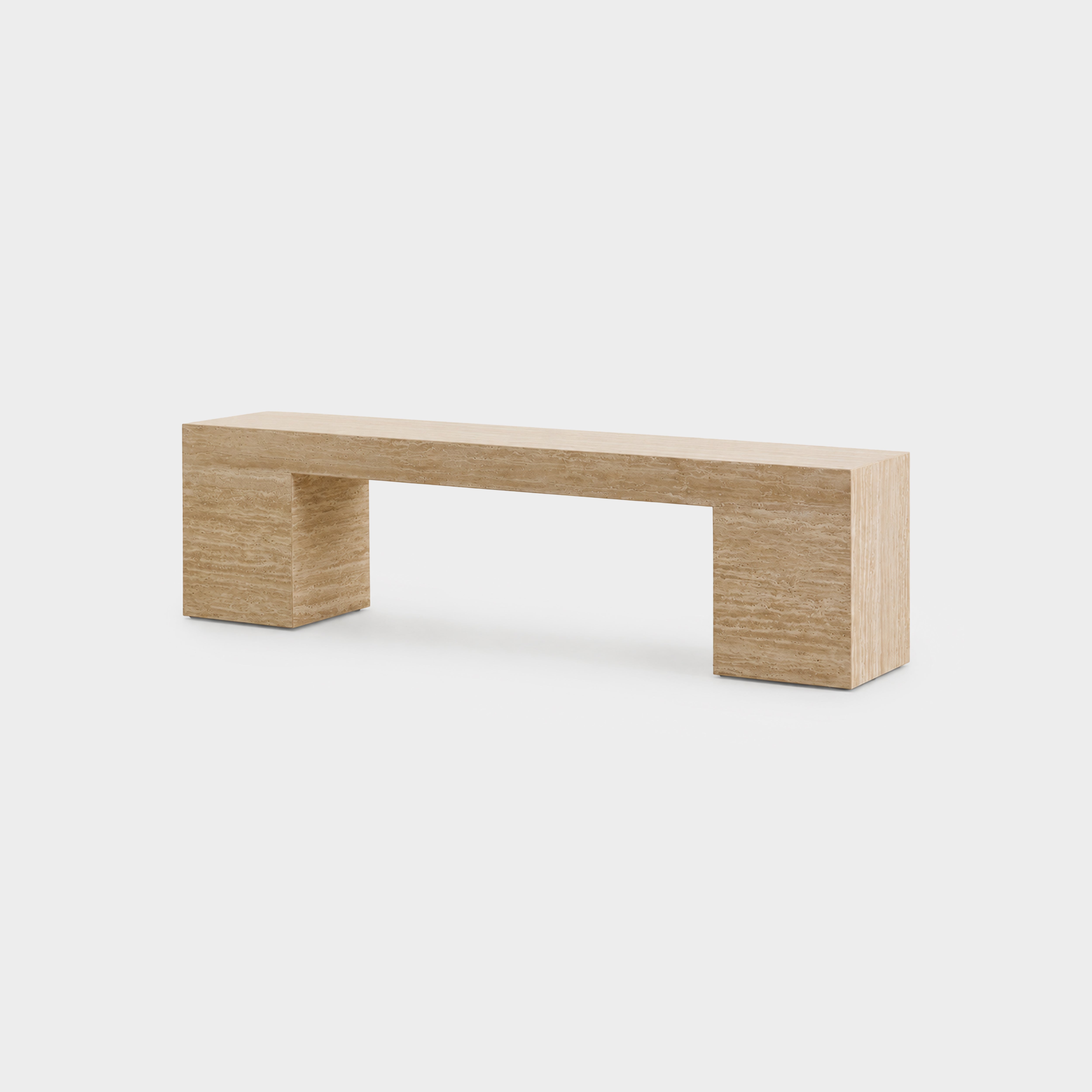 Heath Console Travertine