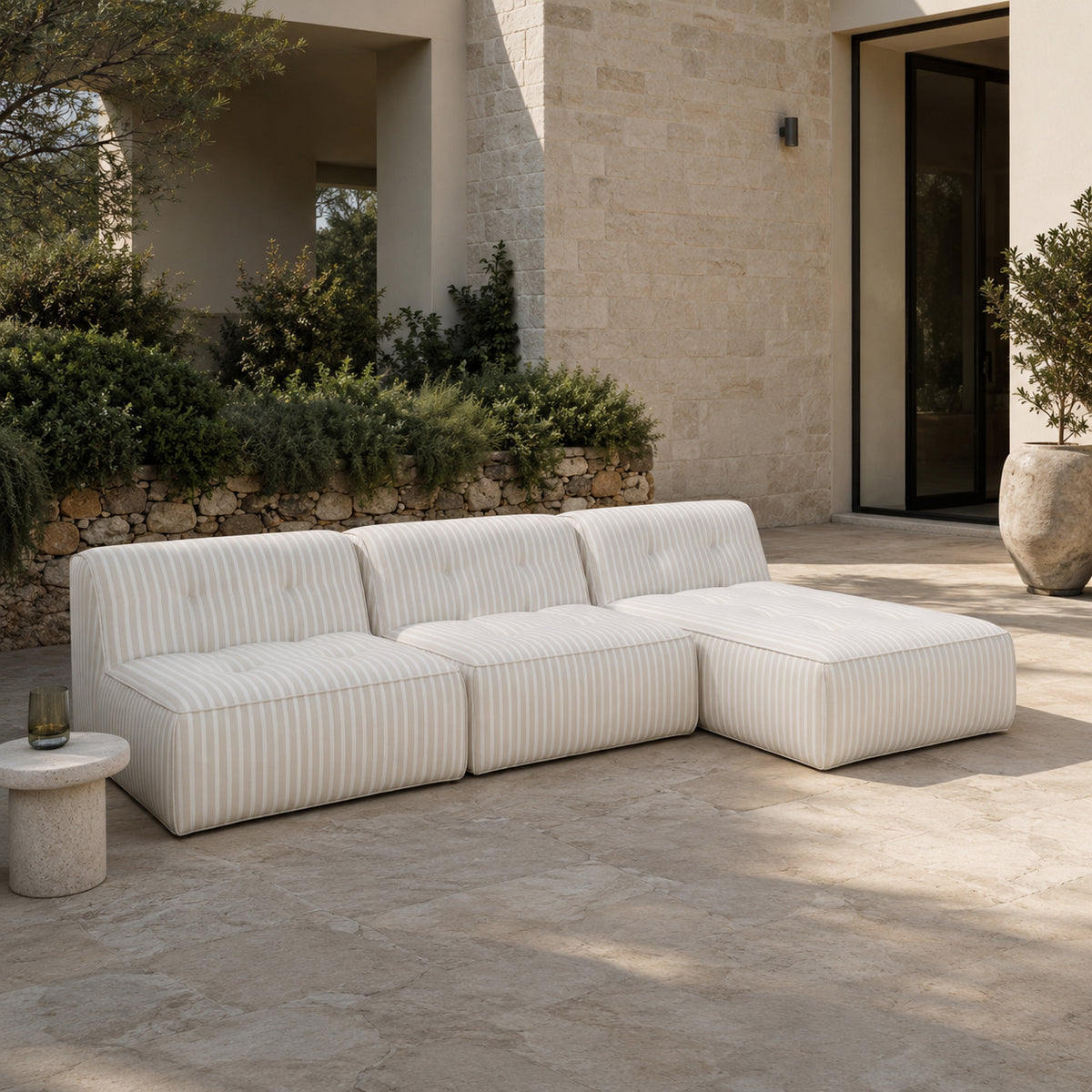 Haven Outdoor Sofa Off White Modular