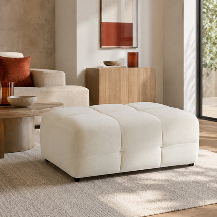 Jacob Sofa Ivory Footstool