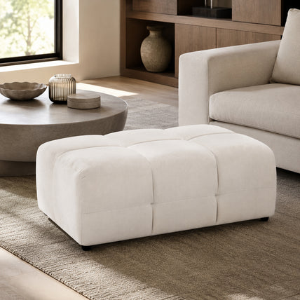 Jacob Sofa Natural Footstool