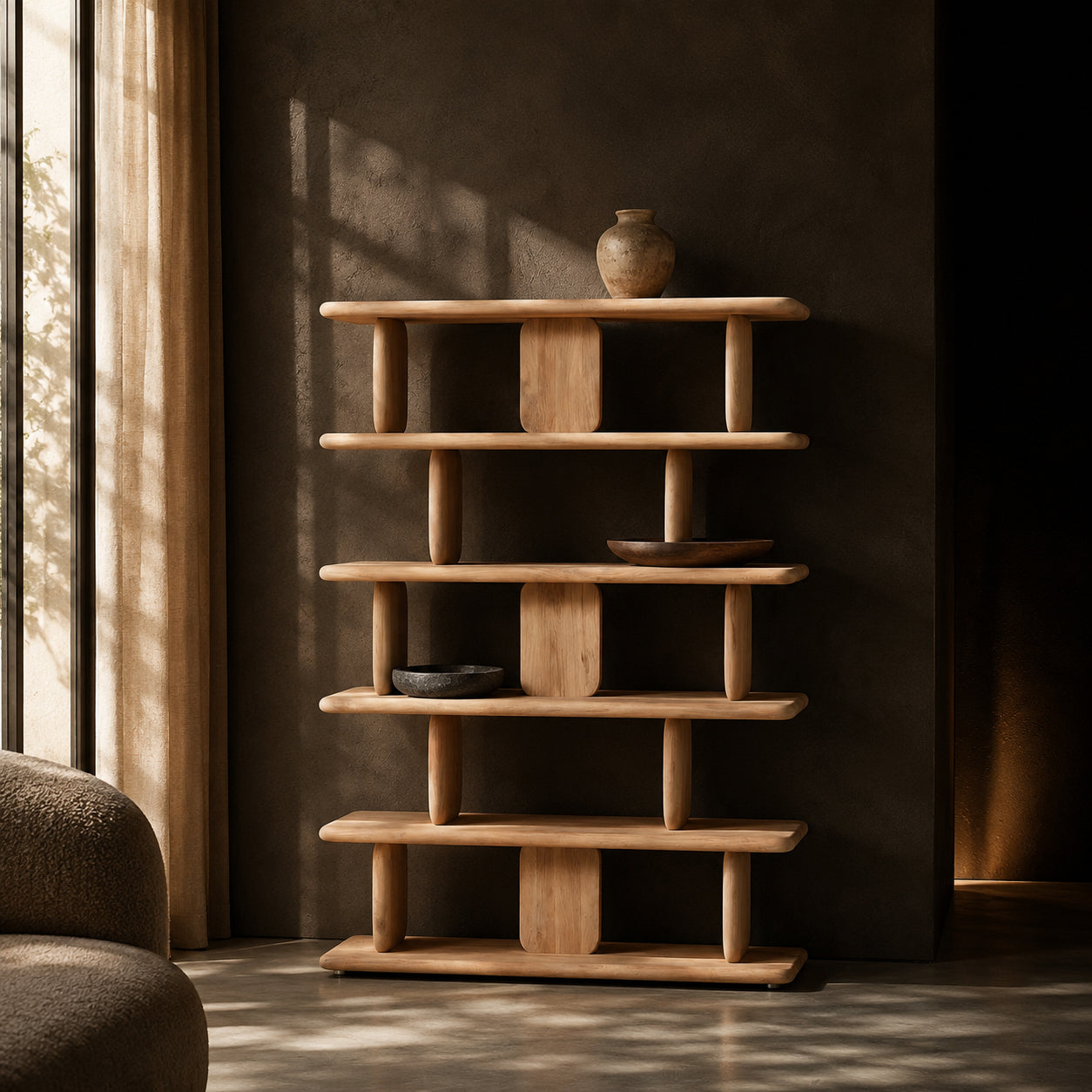 Alder Shelf Light Oak