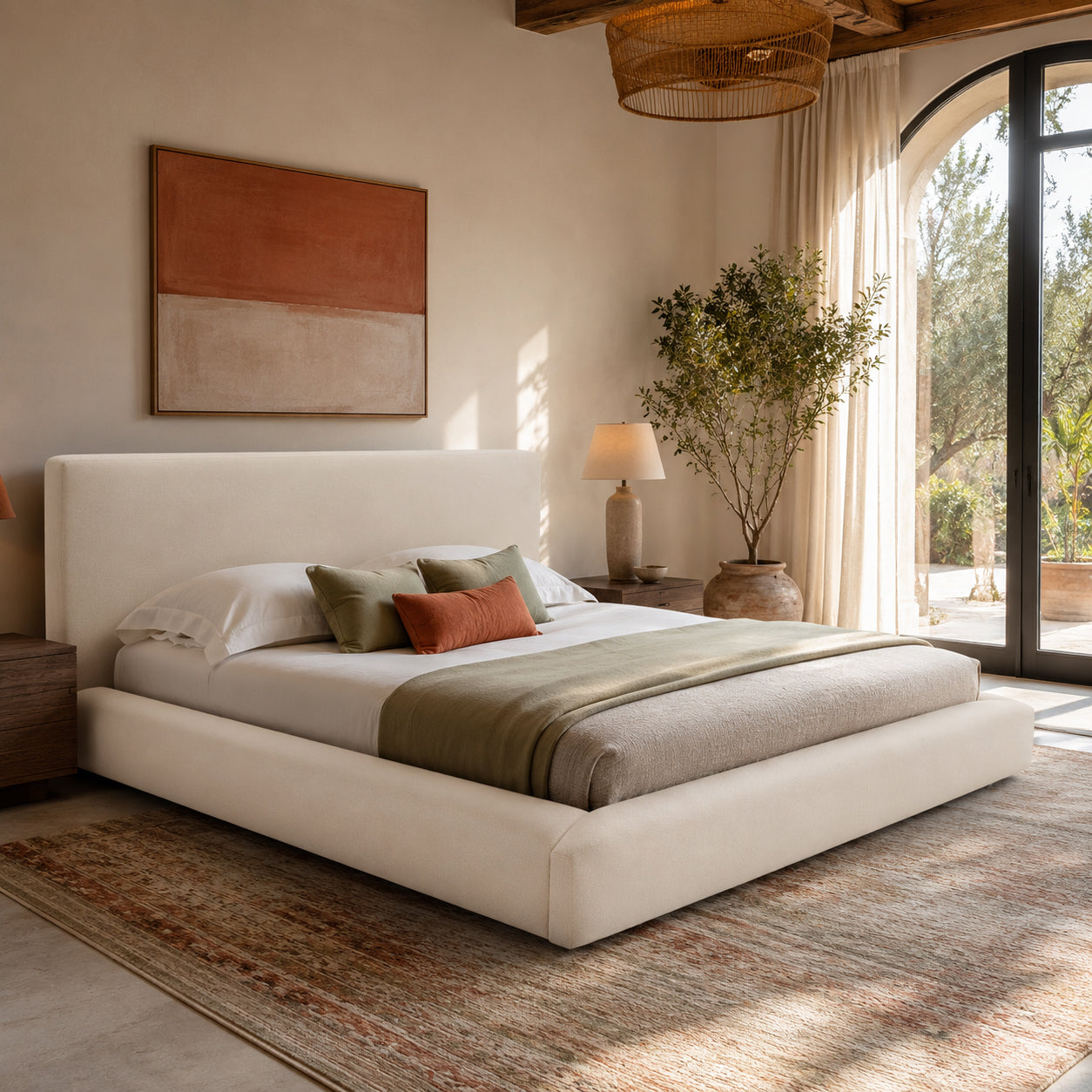 Leen Bed Beige