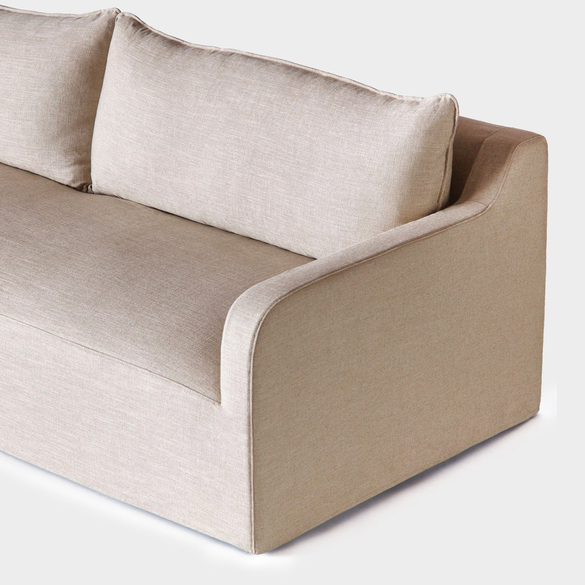 Lily Sofa Light Beige 3 Seater
