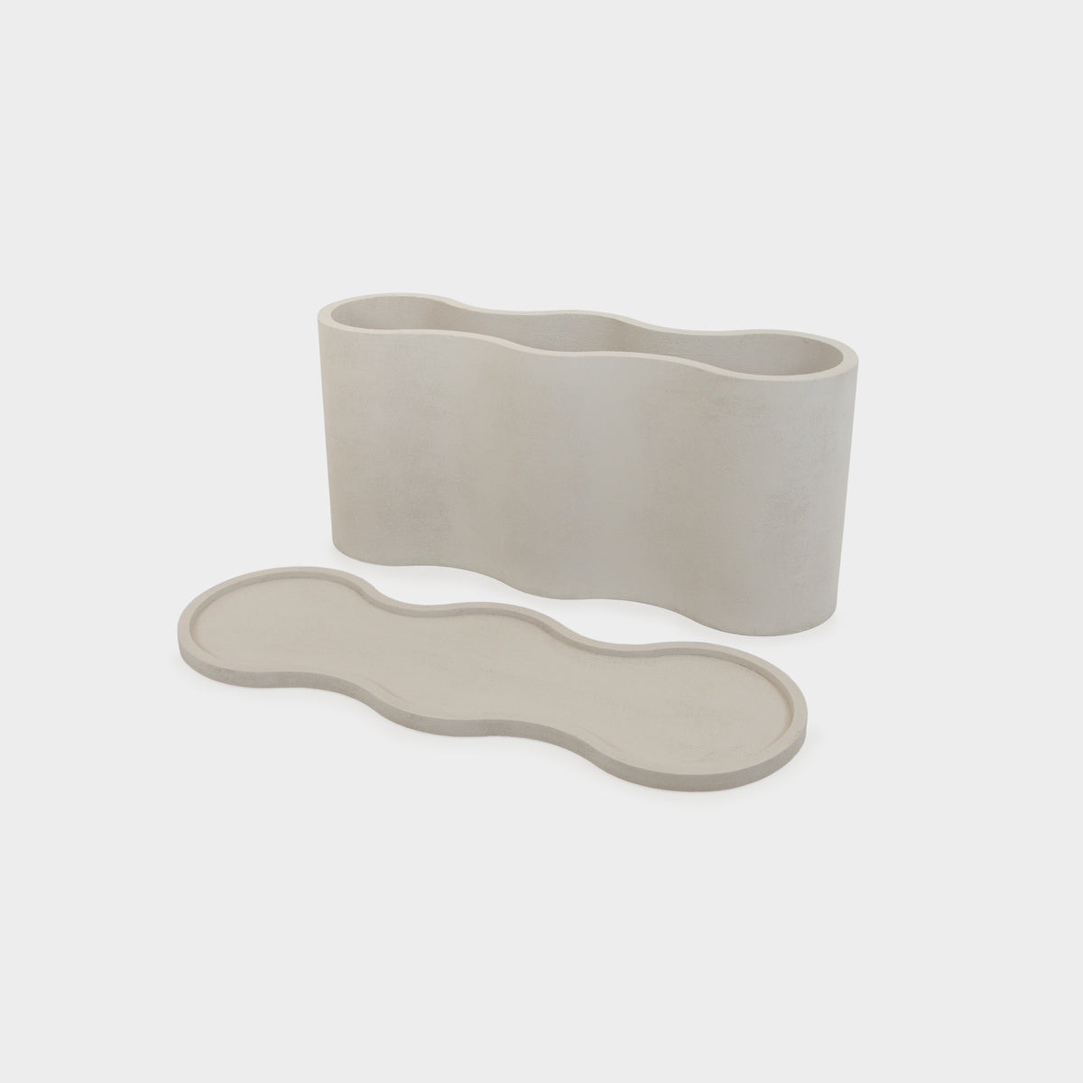 Sylwia Planter Cream Microcement