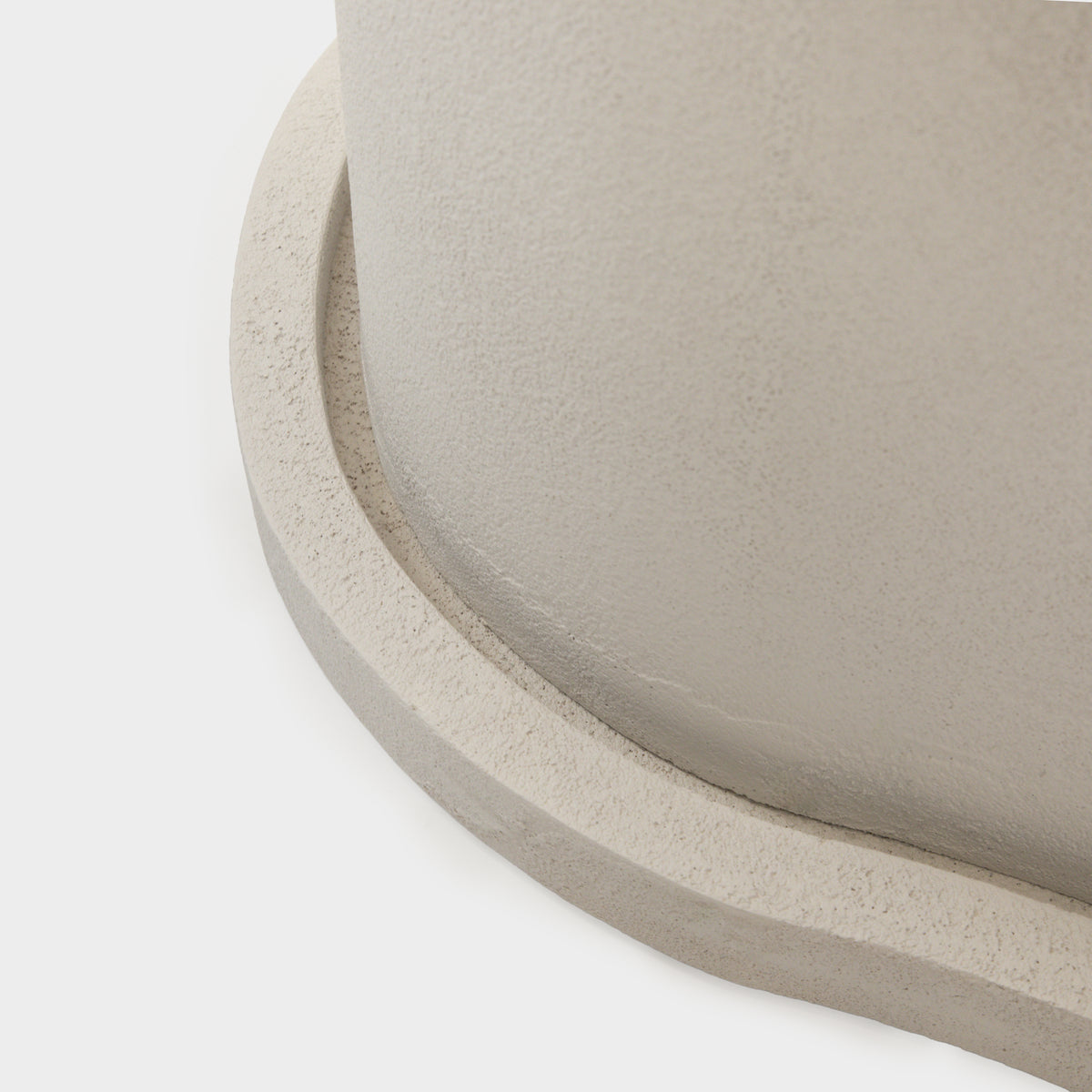 Monika Planter Cream Microcement