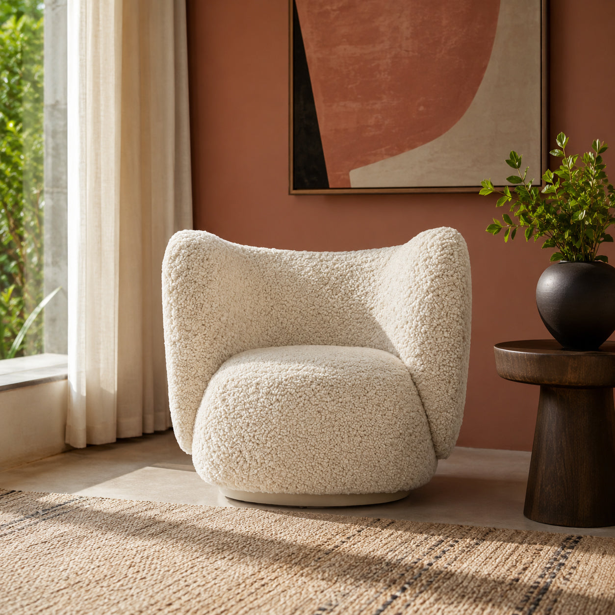 Lois Lounge Chair Off-White