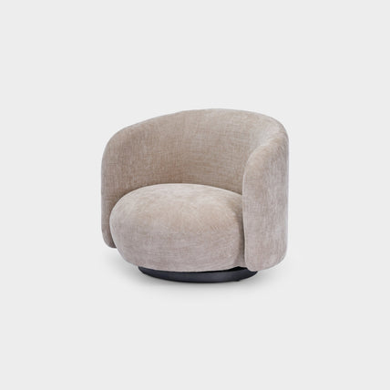 Luca Swivel Chair Beige