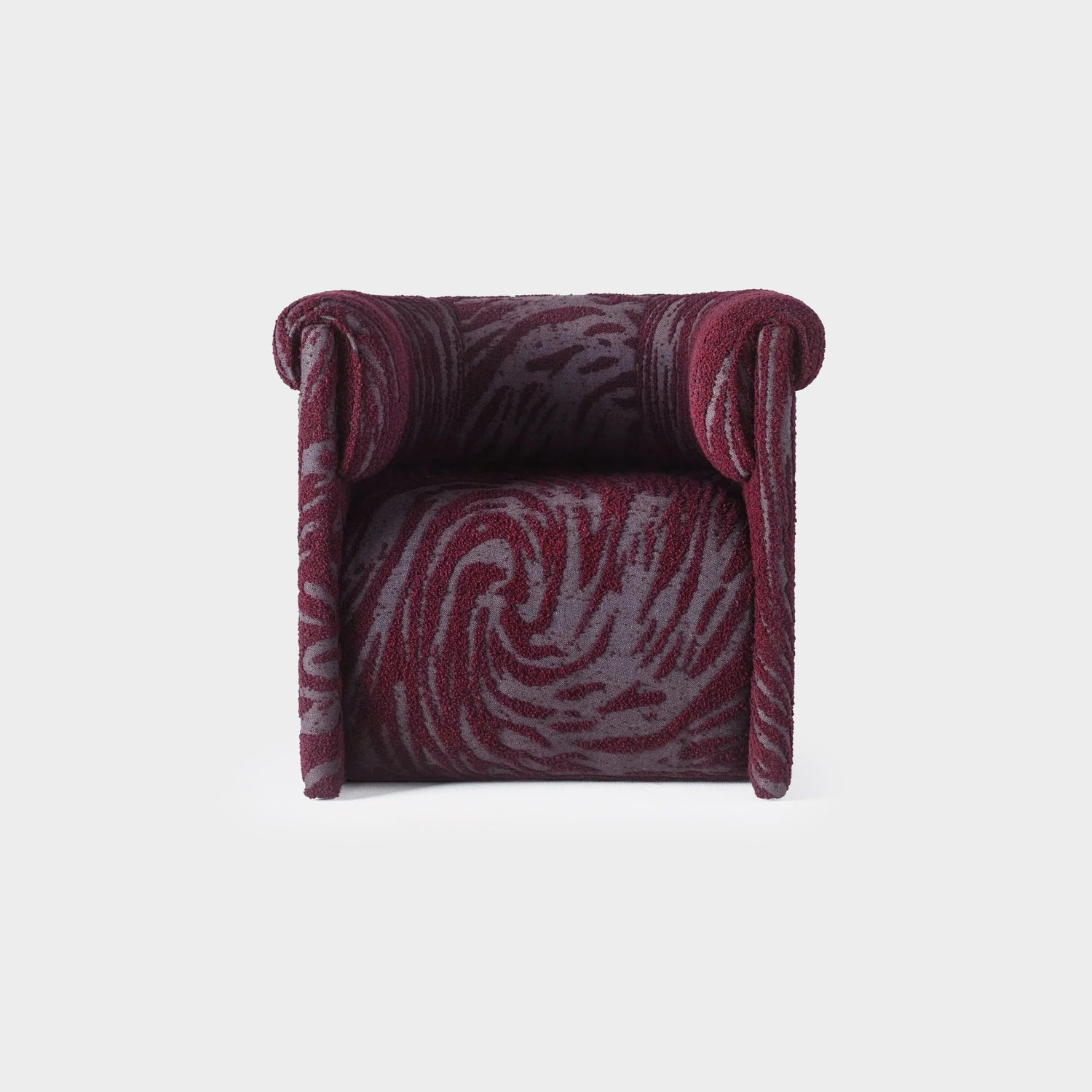 Mabel Lounge Chair Maroon