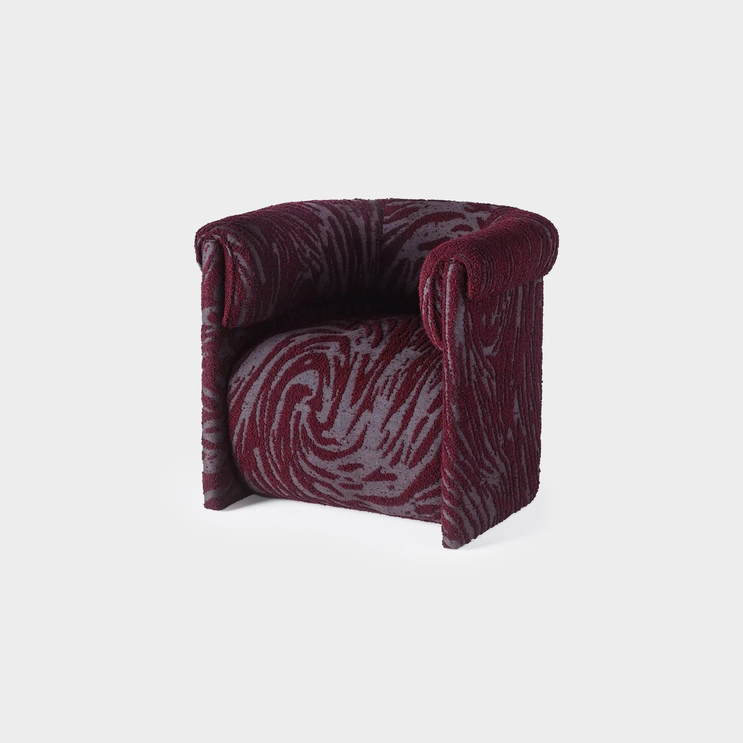 Mabel Lounge Chair Maroon