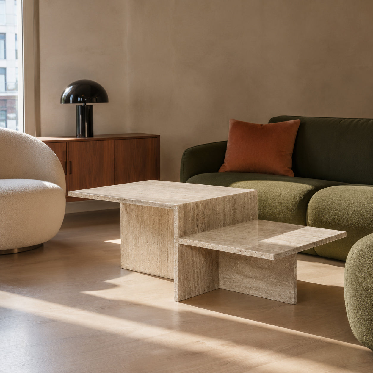 Mesa Coffee Table Beige