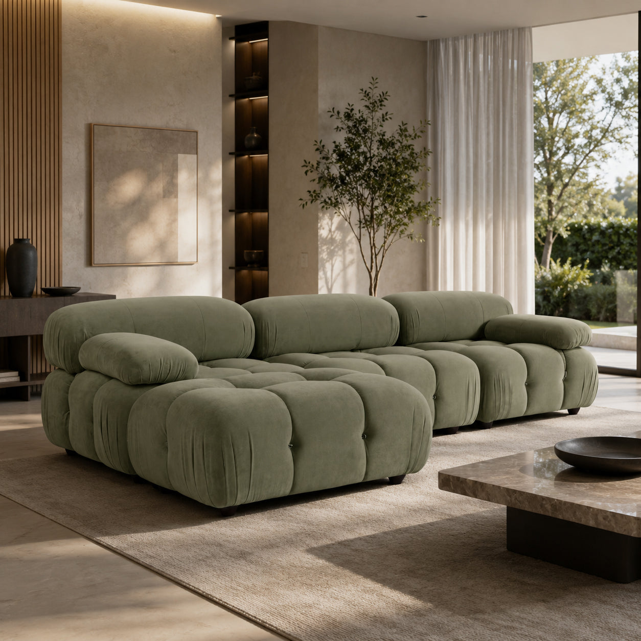 Miran Sofa 3 Seater + Ottoman