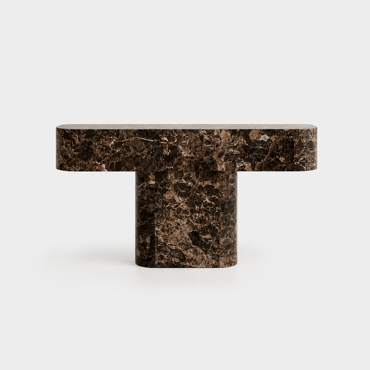Monarch Console - Emperador Marble