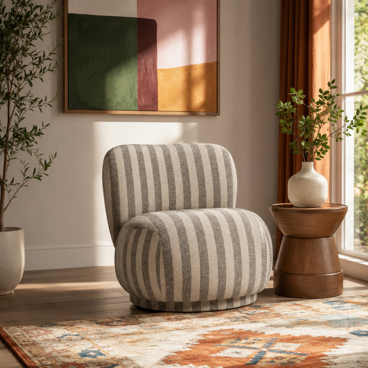 Nori Lounge Chair Grey